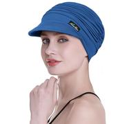 FocusCare Gorros suaves de quimioterapia para mujer, gorra de bambú, turbante para pérdida de cabello, Talla única