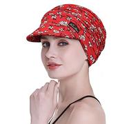 FocusCare Gorros suaves de quimioterapia para mujer, gorra de béisbol de bambú, turbante para pérdida de cabello, Talla única