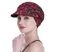 FocusCare Gorros suaves de quimioterapia para mujer, gorra de béisbol de bambú, turbante para pérdida de cabello, Talla única