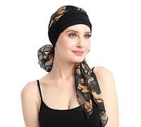 FocusCare Soft Womens Turbante Bandana Cabeza Envolver para el cáncer 100% bambú Fresco