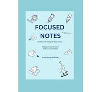 Focused Note Taking - Guided Note Taking for Busy Brains: Helps you stay focused without overthinking
