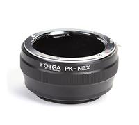 FocusFoto FOTGA - Anillo adaptador para lente Pentax PK K a cámara Sony E-Mount sin espejo NEX-5R 5T 3 NEX-6 NEX-7 a7 a7S a7R a7II a7SII a7RII a6500 a6300 a6000 a5100 a5000 a3500 NEX-F-F S700 VG30