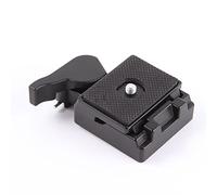 FocusFoto - Placa de liberación rápida con adaptador de abrazadera para trípode Manfrotto 200PL-14 323 RC2