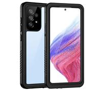 Focusor para Funda Samsung Galaxy A53 5G Impermeable IP68, Carcasa 360 Grados Antigolpes Robusta Militar Completa Estanca Antipolvo Waterproof Case con Protector Pantalla Integrado, Negro