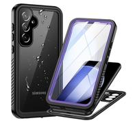 Focusor para Funda Samsung Galaxy S23 FE Impermeable IP68, Carcasa 360 Grados Antigolpes Robusta Militar Completa Estanca Antipolvo Waterproof Case con Protector Pantalla Integrado, Morado
