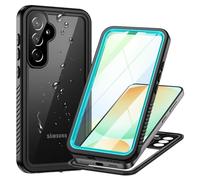 Focusor para Funda Samsung Galaxy S24 FE Impermeable IP68, Carcasa 360 Grados Antigolpes Robusta Militar Completa Estanca Antipolvo Waterproof Case con Protector Pantalla Integrado, Azul