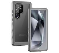 Focusor para Funda Samsung Galaxy S24 Ultra Impermeable IP68, Carcasa 360 Grados Antigolpes Robusta Militar Completa Estanca Antipolvo Waterproof Case con Protector Pantalla Integrado,Gris