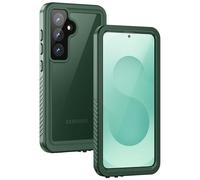 Focusor para Funda Samsung Galaxy S25 Impermeable IP68, Carcasa 360 Grados Antigolpes Robusta Militar Completa Estanca Antipolvo Waterproof Case con Protector Pantalla Integrado, Verde