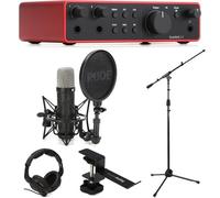 Focusrite Scarlett 2i2 - Interfaz de audio USB de 4ª generación y micrófono NT1