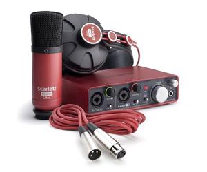Focusrite - Scarlett studio scarlett studio es un completo pack que contiene todo lo necesario para que realices en tu casa grabaciones de calidad.