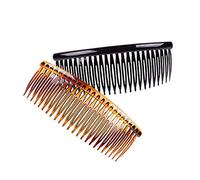 Fodattm 4 unids grande 5 pulgadas 24 dientes pelo lado peine francés accesorios de pelo clip de plástico para hombres mujeres