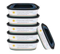 FODDOM Paquete de 6 cartuchos de repuesto para arena para gatos compatibles con Genie Cat Standard, Plus y XL Pails Control de olores (paquete de 6)