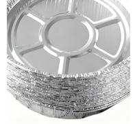 Fodera Per Cestello Friggitrice Ad Aria - 50 Pezzi Inserti Di Carta Alluminio - Rivestimento Tondo Antiaderente Per Cestello Della Friggitrice Ad Aria | Per Forno Microondas Tostapane Carne