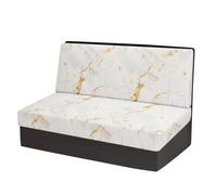 Fodere per Cuscini Sala da Pranzo Camper Set di 2, Motivo Foglie Tropicali Geometria Boemia, Fodere Elastiche Antiscivolo per Sedili Roulotte, Traspiranti, Facili da Installare e Lavabili (Style 2)