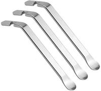 Fodlon Palancas de Neumático, 3pcs Bicicleta Herramienta Palanca, Acero Inoxidable Palancas para Reparación Bicicletas,Motocicletas