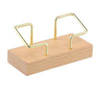 Fodlon Soporte para tarjetas de visita, Tarjetero de Madera, Tarjeteros de Escritorio, madera de nogal Soporte Tarjetas Visita, para Escritorio Hogar Negocios Oficina Escuela Recepciones de Empresas