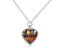 FodPand Collares personalizados de urna de billar para cenizas, collar conmemorativo para mascotas con kit de relleno, cadena ajustable de 27.6 pulgadas, joyería funeraria, joyería de cremación