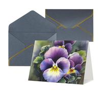 FodPand Tarjetas de felicitación con sobres, tarjetas de cumpleaños de 11,4 x 15,2 cm, tarjeta de aliento de mitad plegada, divertidas postales para la perfección del pensamiento, tarjeta de