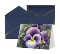 FodPand Tarjetas de felicitación con sobres, tarjetas de cumpleaños de 11,4 x 15,2 cm, tarjeta de aliento de mitad plegada, divertidas postales para la perfección del pensamiento, tarjeta de