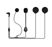 Fodsports FX-S & FX6 - Intercomunicador Bluetooth para motocicleta, micrófono intercambiable + micrófono suave, altavoces para auriculares,