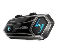 Fodsports M1-S Air Intercom Moto para 4 cascos, kit de mano libre para moto con emparejamiento rápido, uso compartido de música, 1000 m sistema de comunicación para casco de moto (1 unidad)