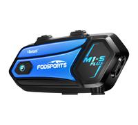 Fodsports M1-S Plus intercomunicador para motocicleta casco auriculares Bluetooth 8 conductores 2000M interfono comunicador, Radio FM, compartir música one full set
