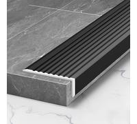 FOELANNE Bordes de Escalera Aluminio en Forma L, 5 Piezas
