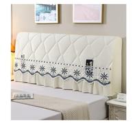 FOELANNE Cabeceros Cubre Cabeceros, Colchón Trasero for Cama, cojín Decorativo, Cubierta for cabecera, Colcha, cabecero de Lujo en el Dormitorio, Comodidad for Dormir en el hogar(Beige,W190xH65cm)