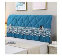 FOELANNE Cabeceros Cubre Cabeceros, Colchón Trasero for Cama, cojín Decorativo, Cubierta for cabecera, Colcha, cabecero de Lujo en el Dormitorio, Comodidad for Dormir en el hogar(Blue,W120xH65cm)