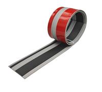 FOELANNE el Borde de la Esquina de la Goma Adhesiva, Borde de Borde de Escalera Antideslizante Autoadhesivo, PVC, Multicolor, 1-30M(Black,5M)