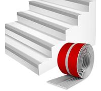 FOELANNE el Borde de la Esquina de la Goma Adhesiva, Borde de Borde de Escalera de Goma de PVC Autoadhesivo, Antideslizante, escalones Interiores y Exteriores, 1-30M(30M)