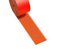 FOELANNE el Borde de la Esquina de la Goma Adhesiva, Borde de Escalera Antideslizante de Goma Autoadhesivo o Varios tamaños Multicolores(Orange Red,6cmx5m)