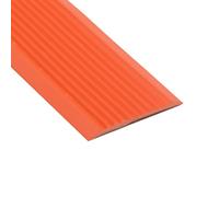 FOELANNE el Borde de la Esquina de la Goma Adhesiva, Escalera Autoadhesiva de PVC - Borde Deslizante, Multicolor, 3-6cm x 3-10m(Orange,3cmx300cm)
