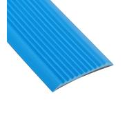 FOELANNE el Borde de la Esquina de la Goma Adhesiva, Escalera Autoadhesiva de PVC - Borde Deslizante, Multicolor, 3-6cm x 3-10m(Blue,6cmx300cm)