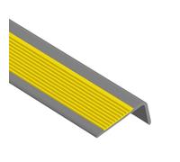 FOELANNE el Borde de la Esquina de la Goma Adhesiva, Escalera - Slip Nosing Borde Adhesivo Peldaños de PVC Desgaste Multicolor 2-5m(Yellow,5m)