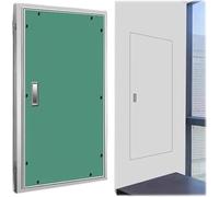 FOELANNE Panel de inspección de acceso para placas de yeso, Puerta de inspección de varios tamaños con marco de aluminio y cubierta de pared(12x24in/305x610mm)