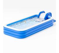 FOELANNE Piscina recreativa para familias, piscina hinchable con tobogán, paquete de 5, diferentes tamaños (3 m/10ft)