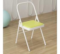 FOELANNE Silla de Oficina Plegable y Portátil, Silla de Yoga Plegable Multicolor 45 cm Altura del asiento 80 cm Altura Total Capacidad 200 kg(Green)