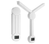 Foemey 1 báscula plegable de alta precisión para alimentos, báscula digital de cocina con pantalla LCD, báscula de alimentos blanca para medir la ingesta saludable