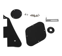 Foemey 1 Juego de Golpeador Negro/Cavidad/Cubiertas de Interruptor/Placa Selectora de Recogida/Soporte/Tornillos para Estilo de Guitarra LP