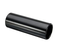 Foemey 1 pc Guitarra deslizante Negro Acero inoxidable Dedo Knuck
