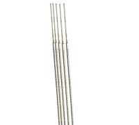Foemey 5 hojas de sierra de alambre de diamante de 400 mm, varillas de sierra para cortar herramientas manuales de joyería de metal de jade y resina cerámica, diámetro de 1 mm
