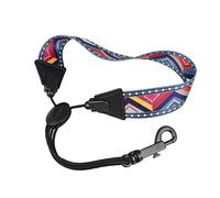 Foemey Correa para el Cuello de SaxofóN con ArnéS de SaxofóN con Gancho de Seguridad para Alto/Tenor/SaxofóN Vistoso