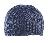 Foemey Gorro súper para trenzas para sombreros trenzados con ganchillo, para hacer pelucas trenzadas de alta calidad, peluca de color negro, 1 unidad