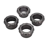 Foemey - Juego de 4 piezas para reloj, 34 mm, 35 mm, 36 mm, 38 mm, 38 mm, plateado y negro