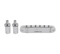 Foemey Plata Tune-O- Electric Roller Saddle Bridge Lp Puente de Guitarra EléCtrica Hecho en Corea