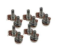 Foemey Potenciómetros B500K de Guitarra de Tamaño Pequeño Para Piezas de Bajo de Guitarra (Pack de 10)