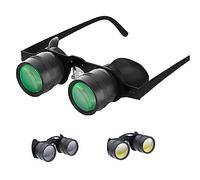 Foemey - Prismáticos de pesca para observación de pájaros, teatro, lupa de telescopio portátil con 2 lentes polarizadas