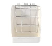 Foemey Rabbit Grass Frame Hay Feeder Comedero Rack para Conejo Chinchilla Chinchilla Fijo Flip-Up Cesta Hierba Pequeño Animal Doméstico