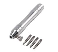 Foemey Soporte de Abrelatas Inserción de Solvente Tubo Corona Reloj de Acero Inoxidable con 4 Pasadores para Eliminar Tudr Caso Tudr Tubo, plata